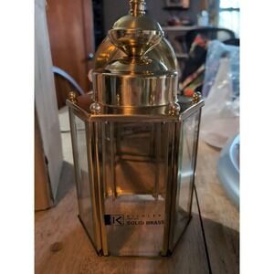 K-9618 Kichler Outdoor Lighting 10.25" Solid Brass Antiqued Open Box